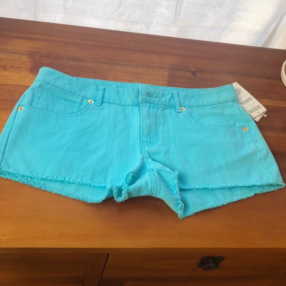 NWT Michael Michael Kors Teal Shorts